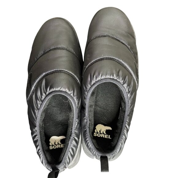 Sorel Men's Black Ona RMX Puffy Slip-On Sneakers Slippers, Size 9 - Picture 6 of 9